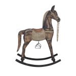 cavalli a dondolo in legno